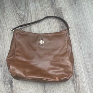 Tory Burch brown leather shoulder bag